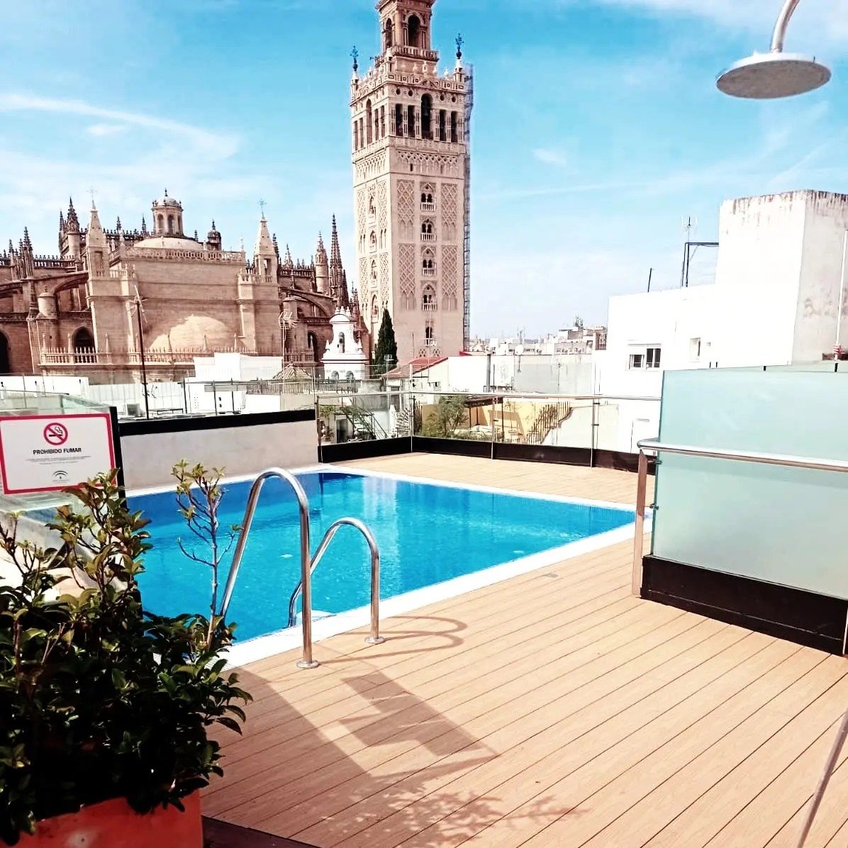 Terraza con vistas a la Giralda